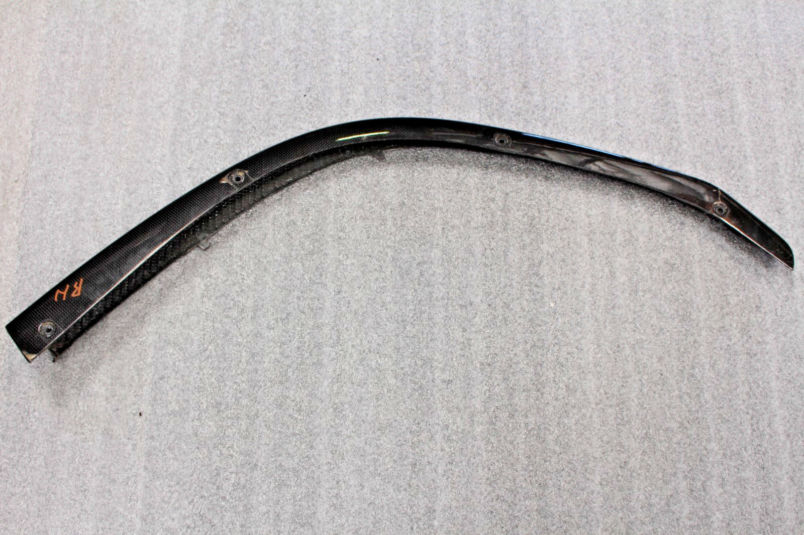 Ferrari 296 GTB, RH, Carbon Fiber, Front Bumper Splitter, Dmg, Used, P/N 778128