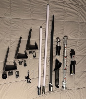 Star Wars Hasbro Force FX Elite And Saberspro Lightsaber Lot (Make An Offer)