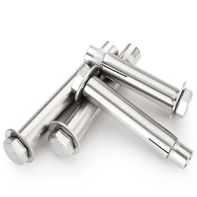 A2 Stainless Sleeve Anchor Fixing For Masonry Concrete Wall Bolts M6 M8 - M16