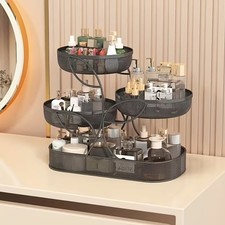 Multi-Layer Desktop Cosmetic Organizer, Vanity Skincare Perfume Storage Shelf
