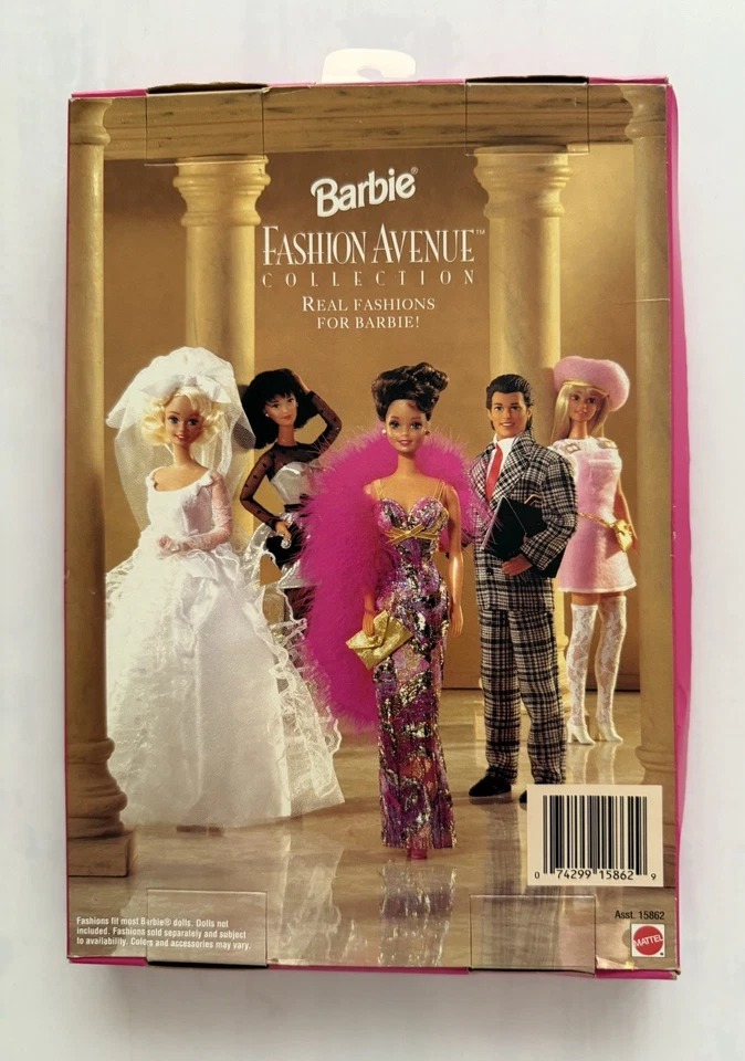 Barbie 1996, Fashion Avenue PARTY Ref. 15862 Fabriqué en Chine NRFB - Photo 3/3