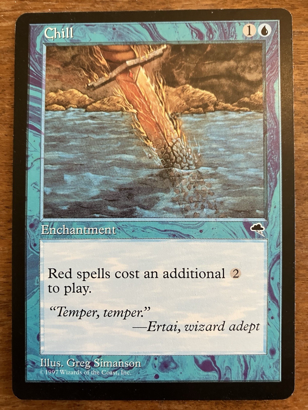 MTG Chill Tempest Magic the Gathering TMP #56 1997 NM/MT Unplayed See Pics