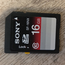 Sony SF Series 16GB SDHC Class 10 Memory Card w/ Lock MPN SF-16NX