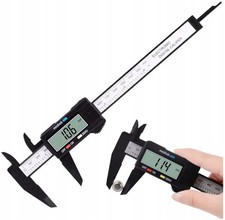 Elektronischer digitaler Messschieber aus Metall, pr&auml;zises LCD-Display, 150 mm