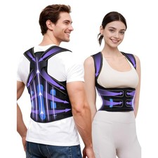 Posture Corrector for Men and Women, 5 Breathable Full Back Support Brace, Ad...