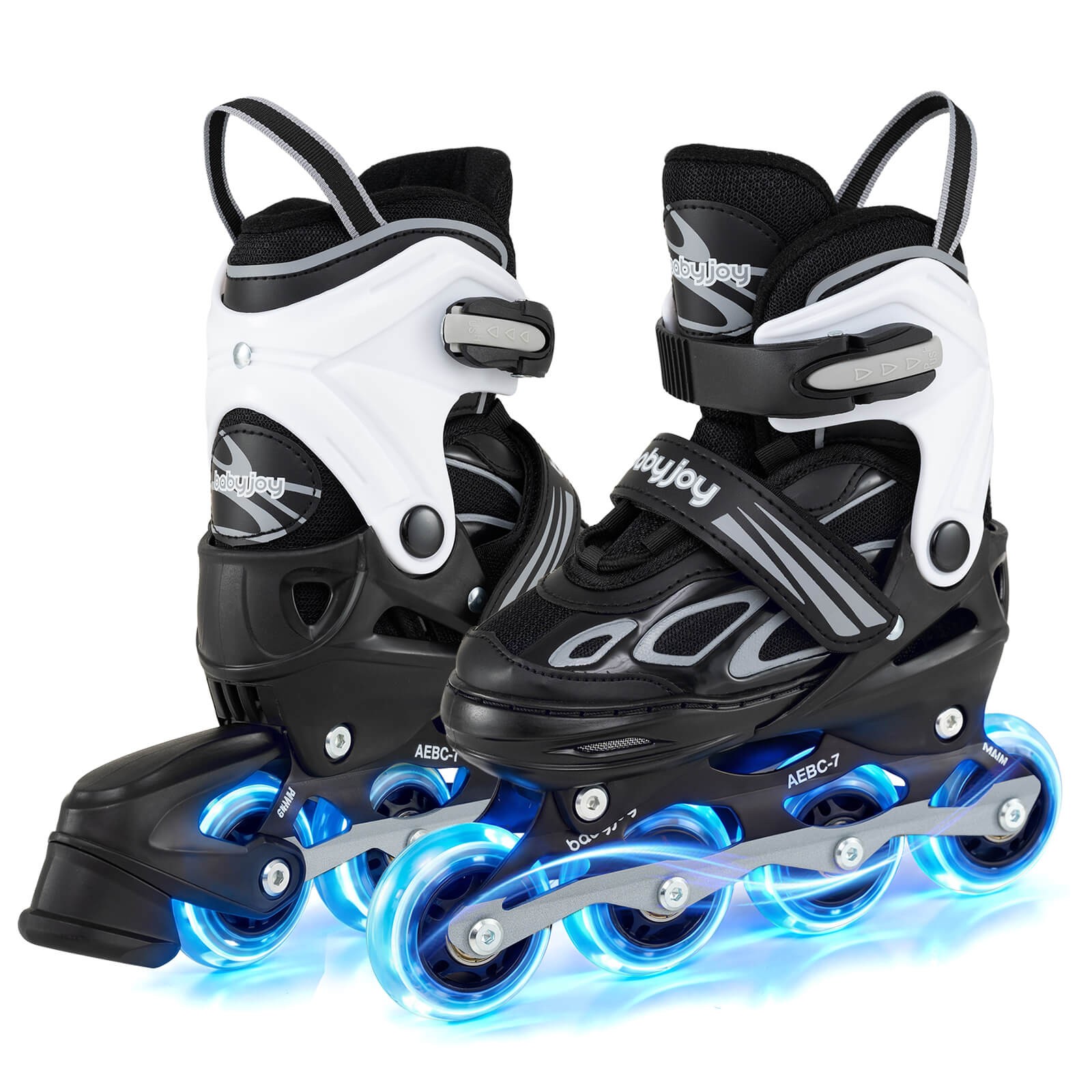 For Boys Girls Ages 5-7, 4 Sizes Adjustable Blade Roller