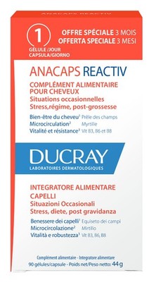 ANACAPS REACTIV GEL 90U DUCRAY 90 Capsule
