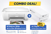 HP DeskJet 2810e All-in-One Printer + A4 Multipurpose Paper Combo