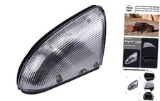 LED Mirror Turn Signal Puddle Light Lamp Assembly Front Right Passenger Side