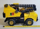 C-214 VINTAGE 1960/70'S MIGHTY TONKA PRESSED STEEL MOBILE CRANE TOY VEHICLE!