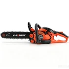 25cc Gas Powered Chainsaw with 12'' Guide Bar Saw Chain 2-Stroke Engine Cut Wood