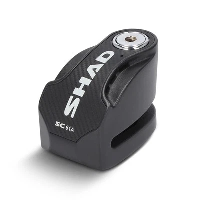 Scheibenschloss von Shad mit Alarm und 6-mm-Stift fur Motorrader und Motorroller - Bild 1 von 4