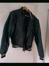 Schwere Lederjacke echt Leder Baseball Angebot