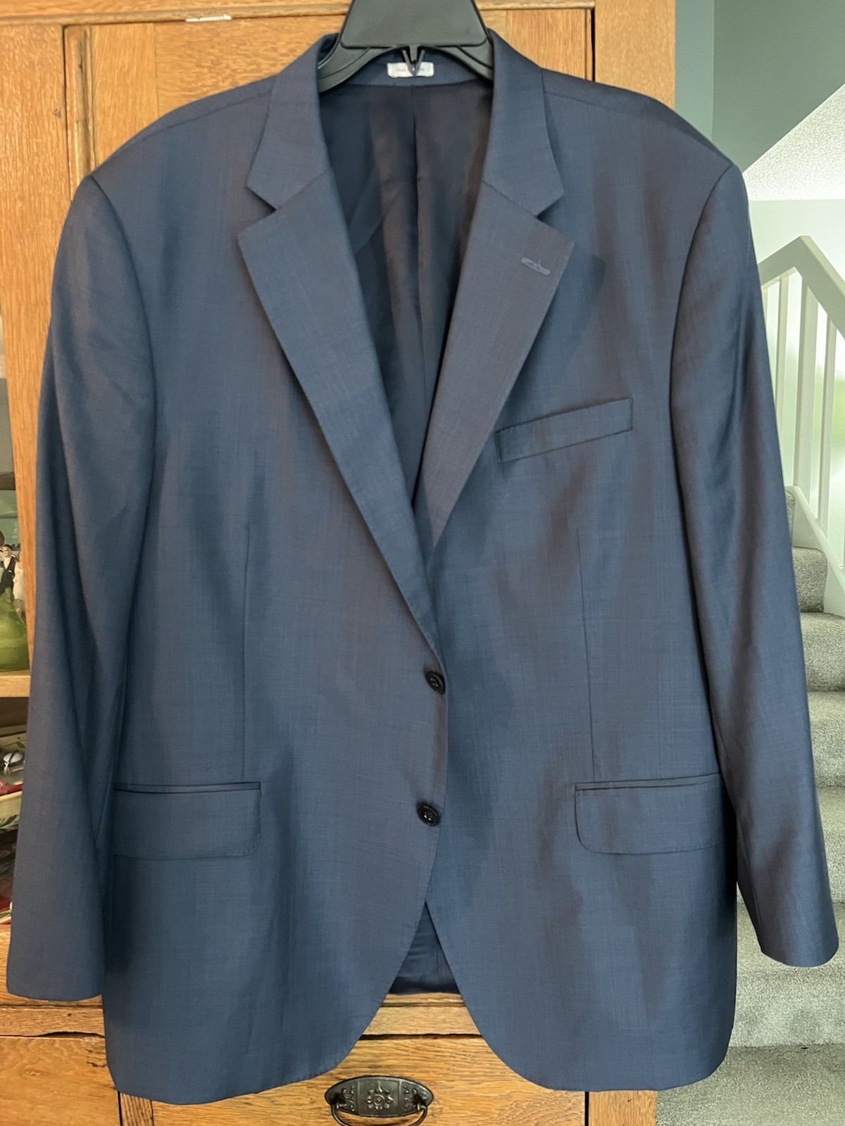 Peter Millar Men’s Blazer Jacket Solid Navy Blue … - image 1