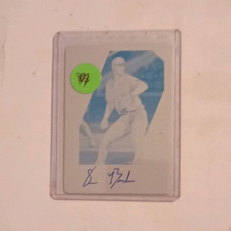 Panini 2023 elite extra edition Sean burke printing plate auto # 1/1