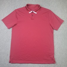 Nike Polo Shirt Size Medium Ultimate Vapor Solid Red Golf Preppy Dri-Fit CI7900