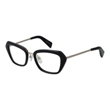 Yohji Yamamoto YO-1058000 Unisex Blue Optical Frame Acetate Rectangle Eyeglasses