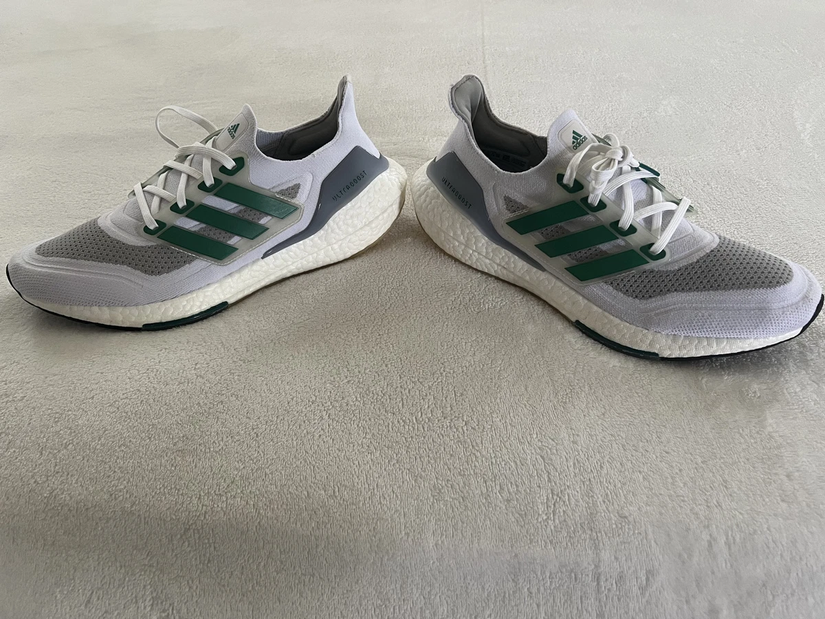 Adidas UltraBoost 21 White Sub Green for sale | eBay