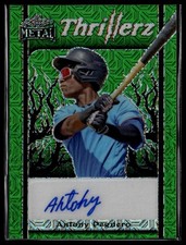 2023 Leaf Metal #T-AP1 Antony Peguero Thrillerz Autographs Green Mojo #2/2