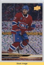 2024-25 Upper Deck Series 2 Rainbow Speckled Foil Jayden Struble #338 READ v0q