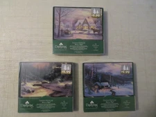 Thomas Kinkade DaySpring Christmas Card 3 Box Lot - Missing 1 card & envelope -