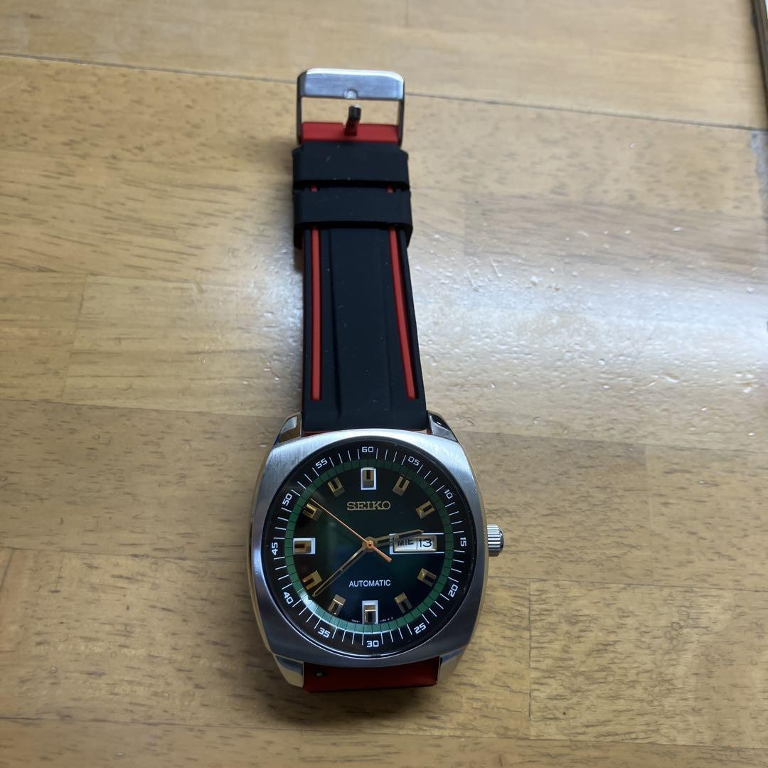 SEIKO Recraft 7S26 04B0 Automatic Watch 44MM Date New Strap Japan