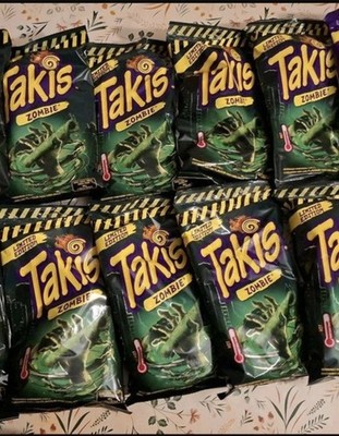 27 Tüten Takis Zombie Limited Edition (Gurke Habanero Flavour) je 100g