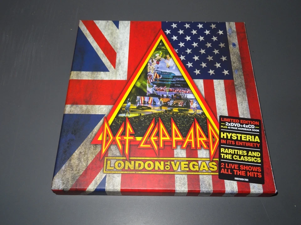 DEF LEPPARD - LONDON TO VEGAS / 4-CD & 2-DVD-BOX-SET 2020 (MINT-) & BOOKLET - Bild 2 von 4