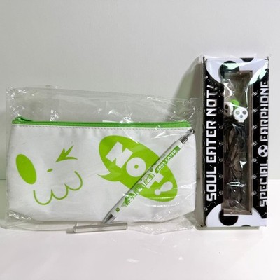 SOUL EATER NOT! Pen Case, Earphones, and Bonus Items (Unopened) - Bundle