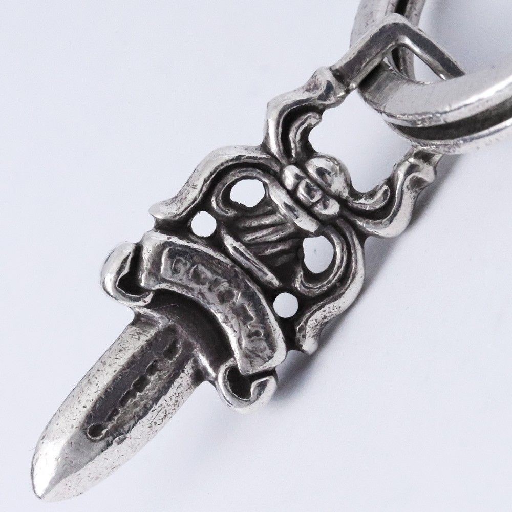 CHROME HEARTS Split Key Ring with #5 Dagger Silver | eBay