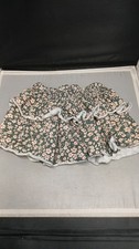 Zara Floral Ruffle Mini Skirt Girls Sz 4-5 Years Multicolor Casual Summer Skirt