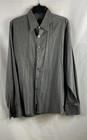 Vintage 90s Versace Classic V2 Men's Gray Snap Front Button Up Shirt Sz 44 — photo 1