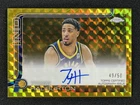 2025-26 Topps Chrome Tyrese Haliburton #TCA-TH Gold Geometric Auto Pacers /50