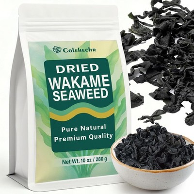 8 oz Wakame Seaweed, Dried Wakame Seaweed for Miso Soup L10 oz