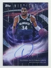 Giannis Antetokounmpo 2025-26 Topps Stroke Of Midnight Winter Solstice Auto /35