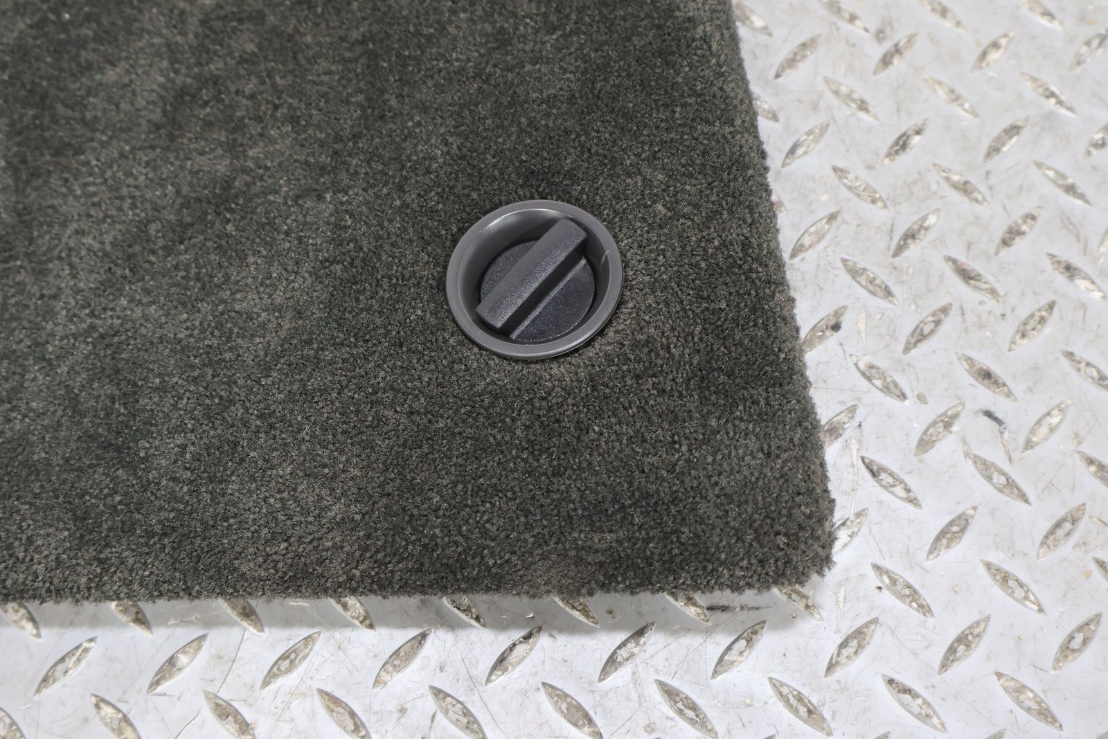 06-12 Bentley Flying Spur Left LH Interior Carpeted Trunk Trim Panel (Dark Gray)