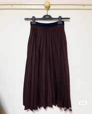 Margaret Howell Pleated Skirt Size 1 Brown