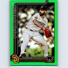 2025 Topps Series 1 - Tanner Scott #162 - Green #/99 - San Diego Padres