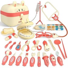 CORPER TOYS Doctor Play Set, Doctor Toy Pretend Play, 27-piece Set, Pretend Pla