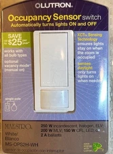 Lutron Maestro On/Off Wall Switch - Light Almond (MS-OPS5MH-LA)