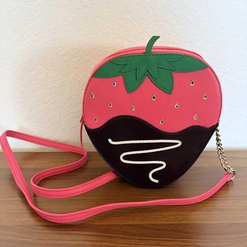 KATE SPADE Creme De La Creme Strawberry Chocolate Dipped Crossbody Purse