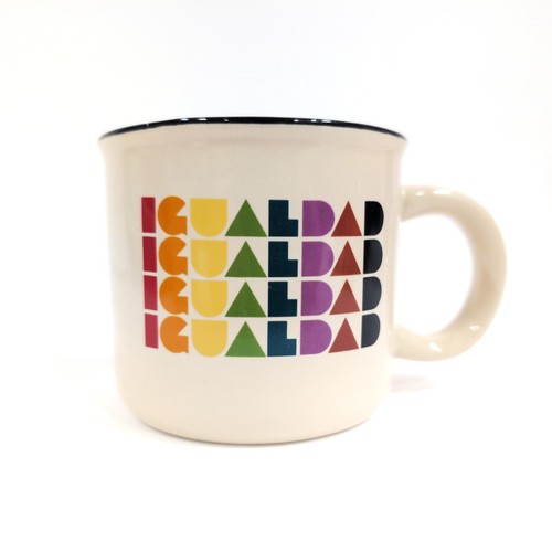 #takepride 15oz Igualdad Equality Stoneware Mug New With Sticker