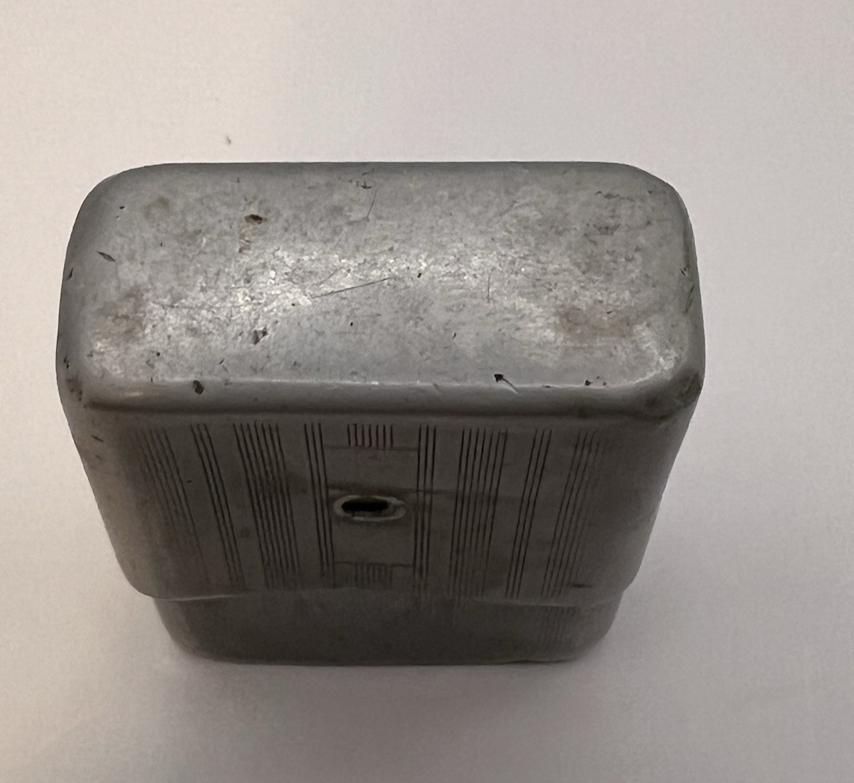 Vintage Park Sherman Co Springfield IL Aluminum Cigarette Case