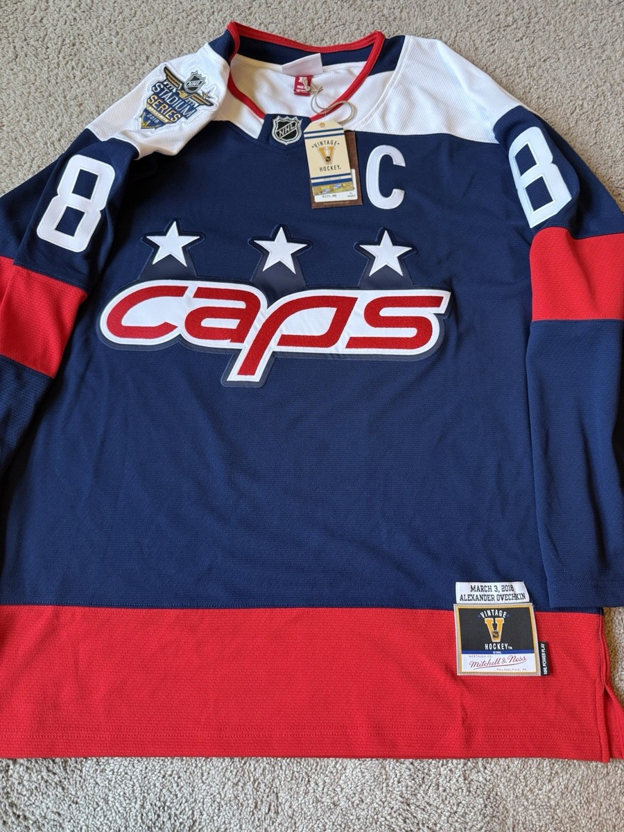 Hockey 2018 Stadium Series Jerseys Mitchell Ness Ovechkin NHL 2018