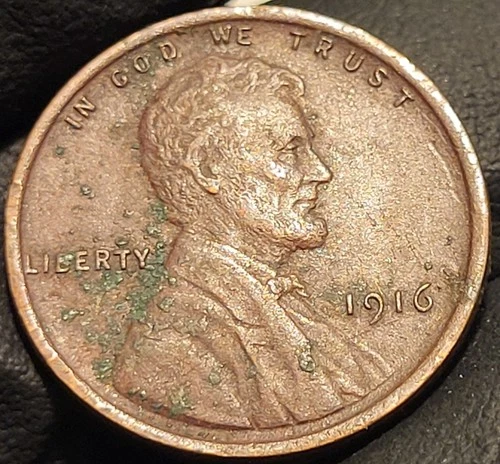 1916 P Lincoln Wheat Penny. Great Details But Some Issues