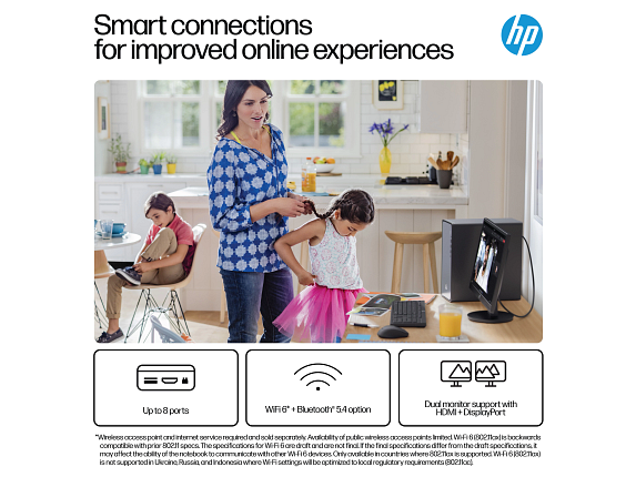 Exclusive Deal HP OmniDesk Desktop Intel Core i3 14th gen, 8 GB;256 GB SSD Windows 11 Home