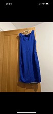 blue maternity dress size small shein