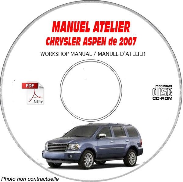 Chrysler Aspen 07 catalogue pieces avec vues eclatees sur CDROM
