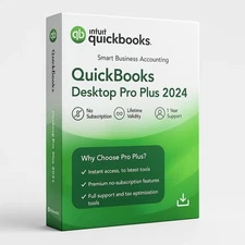 INTUIT QUICKBOOKS PRO 2024 USB FOR WINDOWS US VERSION