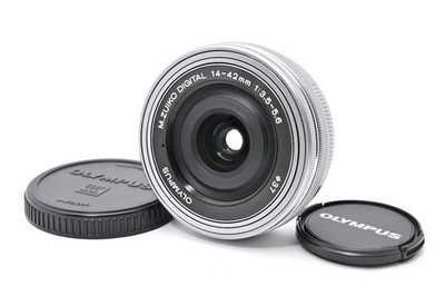 Olympus M.Zuiko Digital ED Objektiv 14 42 mm f/3,5 5,6 EZ silber [EXC++] Japa...